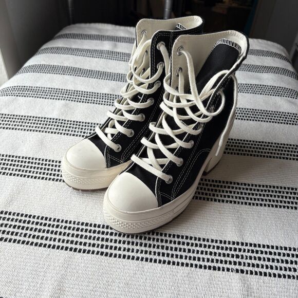 CONVERSE 6 Chuck 70 De Luxe Heel Platform High Top Boots - Picture 9 of 10